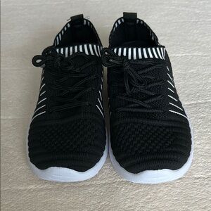 Kids Black and White Sneakers